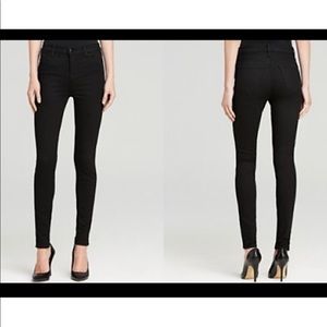 J Brand Medium Rise Black Jeans